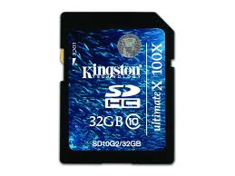 SDHC Kort 32GB Kl. 10