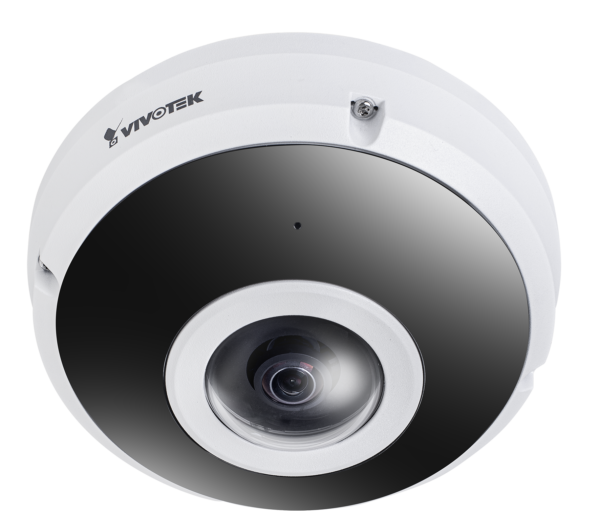 Udendørs 360 Fisheye, 12MP 2944x2944, 30fps, H.265/H.264/MJPEG, f1.22mm linse, F1.8, WDR Pro, 20m IR