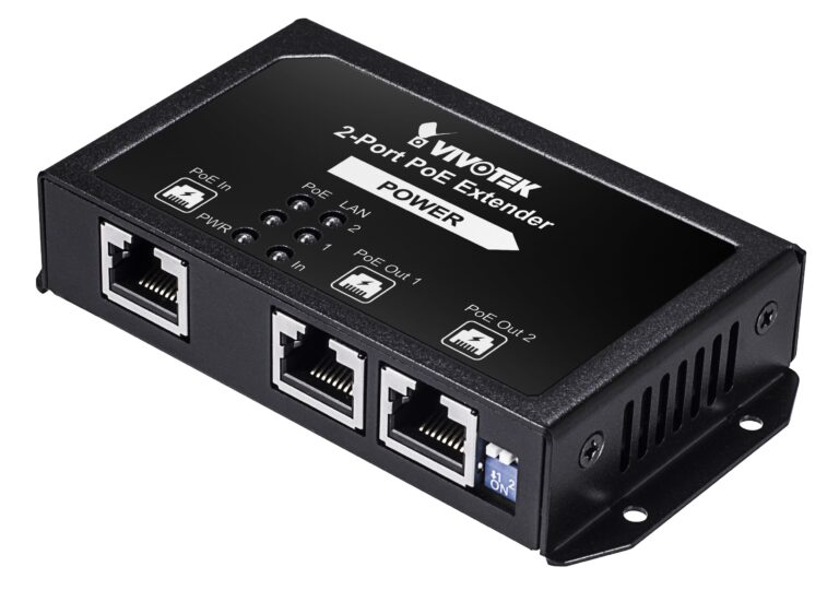 Vivotek 2 Port indendørs PoE Extender 95W PoH/PoE
