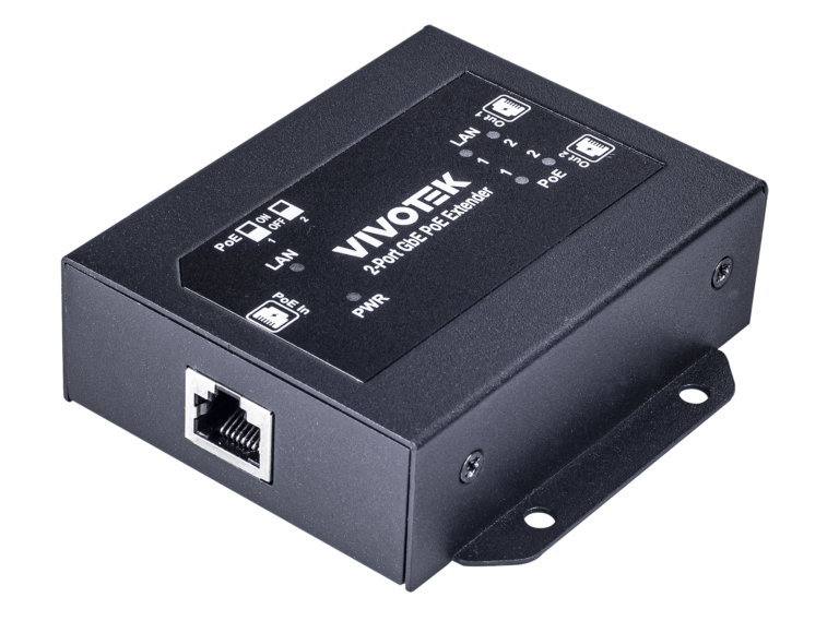 Vivotek 2 Port indendørs GE PoE Extender 95W PoH/PoE