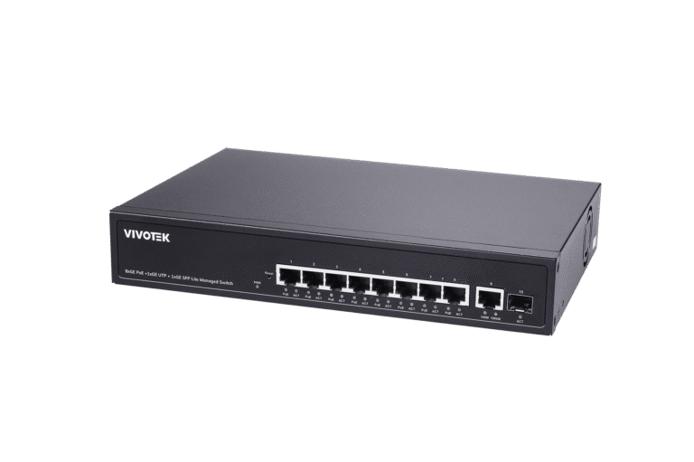 Vivotek 2xGE bt 90W PoE + 6xGE 30W PoE + 1xGE UTP + 1xGE SFP Lite Managed Switch, 110W