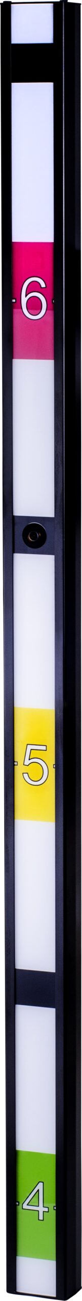 1 MP Indendørs (0c), 1.3mm, Heigt Strip, Eye Level 180c Panorama View, Flexible Viewing 30fps ved 1280x800. (Black Model)