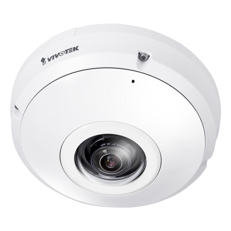 12MP Indendørs 360 Fisheye 2944x2944, 30fps, f1.22mm objektiv, F1.8, WDR Pro, Inbygget Mic
