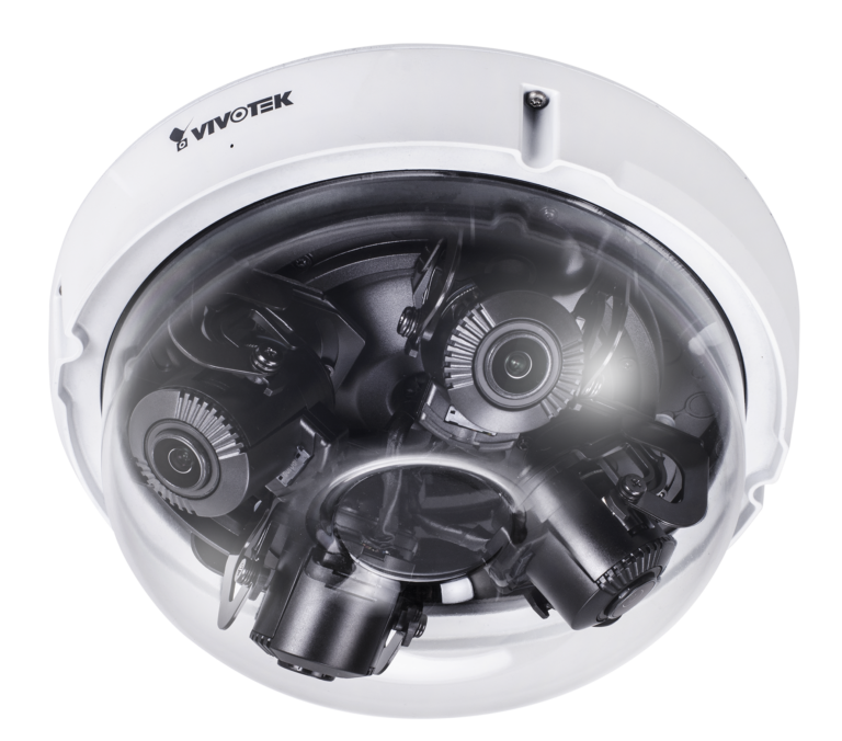 4X3MP Udendørs IP66 (-40c/55c), IK10, D/N Multi Sensor 4 uafhængige sensore, 2,8-8mm, 48x ePTZ, WDR, 4x Smart Stream, Motion, 7fps 4X 2048x1536, Microphone