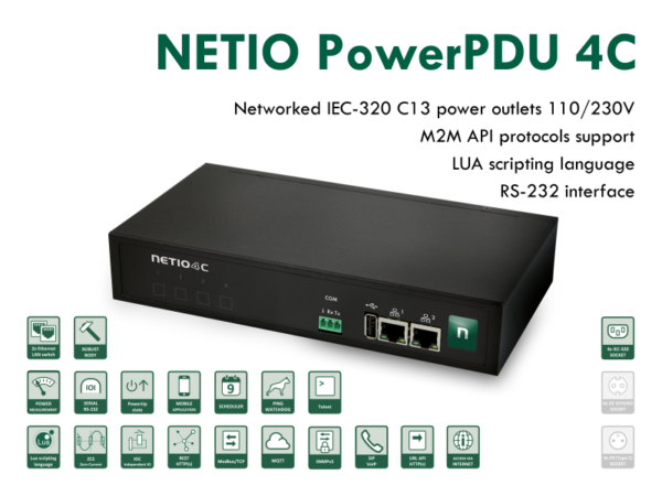 Netio powerpdu 4c ifl 43 en white medium