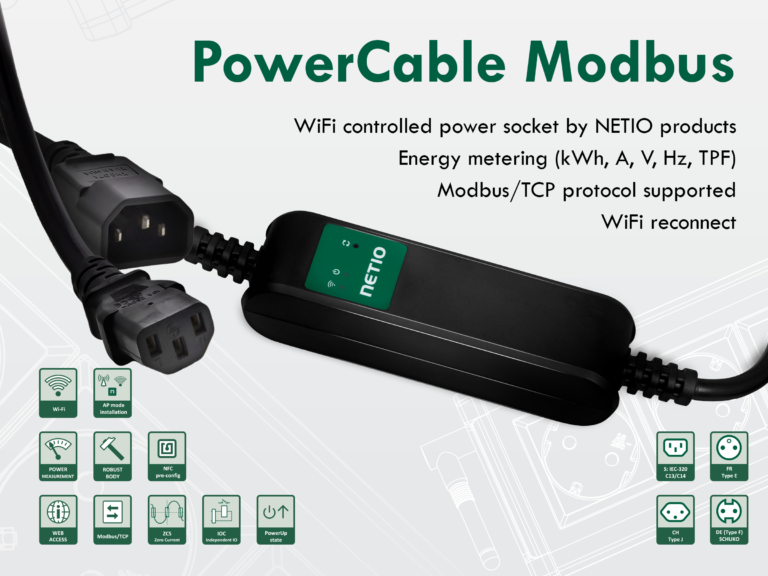 Netio PowerCable Modbus 101S