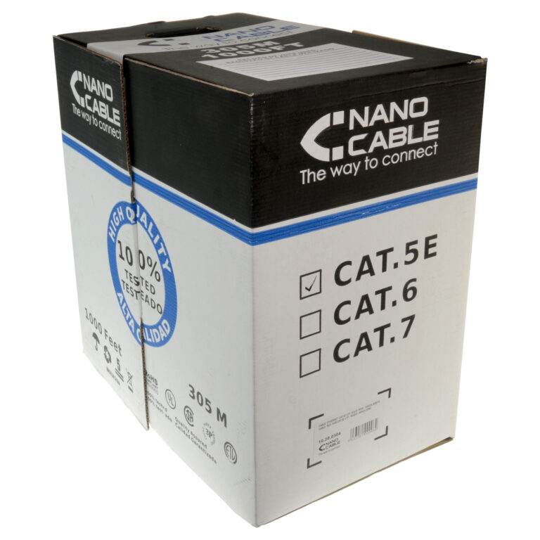 UTP Halogenfri Kabel Cat.5e, 305m, Grå, Diameter 5,5mm