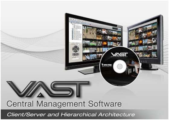 VAST VMS CMS Software og Dongle inkl. 32 Gratis Kamera Licenser, samt Matrix Video Wall