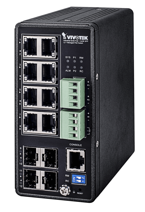 Industriel PoE Switch